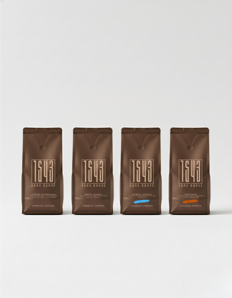 Türk Kahvesi Tadım Seti 4'lü Koleksiyon 4x250 g